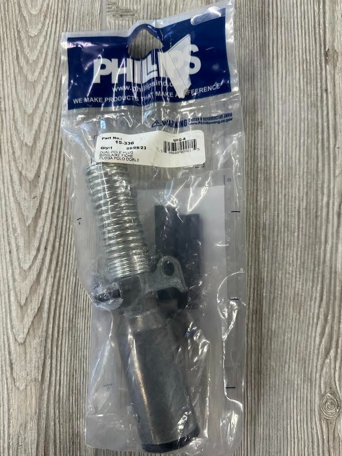 Phillips Ind. 15-336 Dual Pole Horizontal 4GA Zinc Die-Cast with Cable Guard Phillips Ind. 15-336 Dual Pole Horizontal 4GA Zinc Die-Cast with Cable Guard