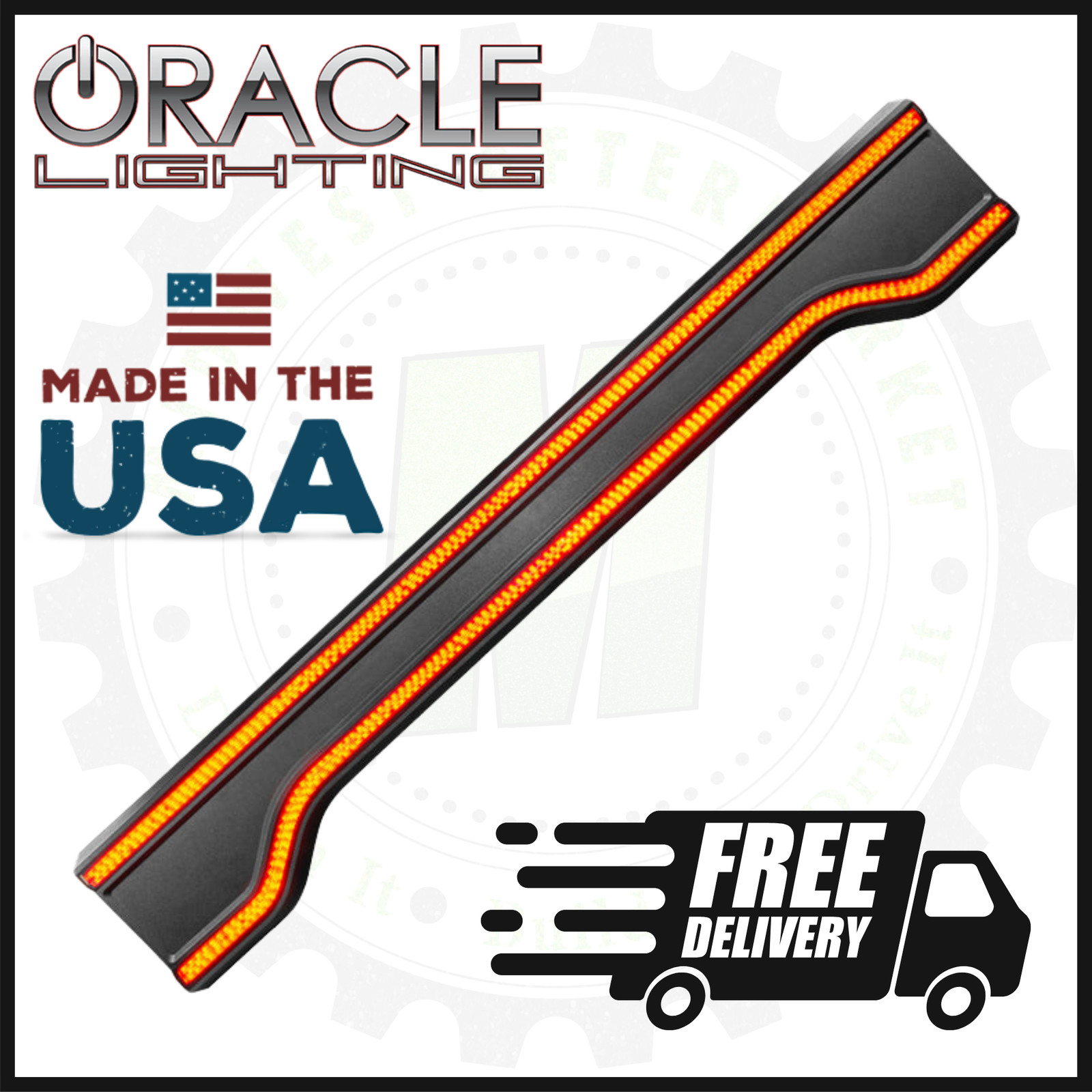 Oracle Racetrack Flush LED Tailgate Panel Light | Fits 20-26 Jeep Gladiator JT