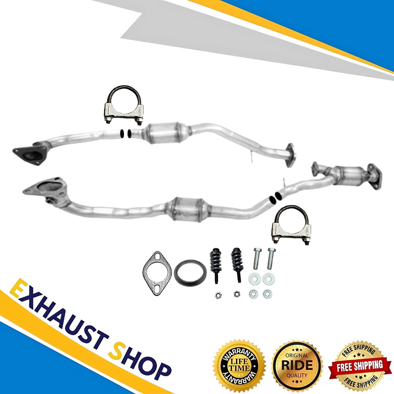 Front Left and Right Catalytic Converter Set For 2001-2004 Subaru Outback 3.0L