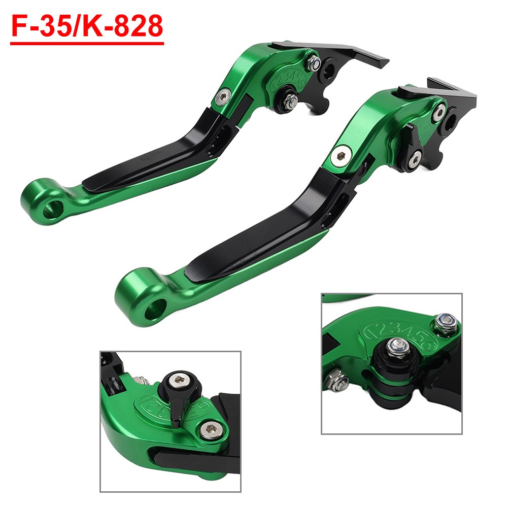 CNC Folding Extendable Brake Clutch Levers For Kawasaki ZX636R / ZX6RR 05-06 06