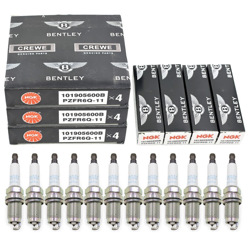 101905600B 12x Spark Plugs Fits 2004-2010 Bentley GT GTC Flying Spur