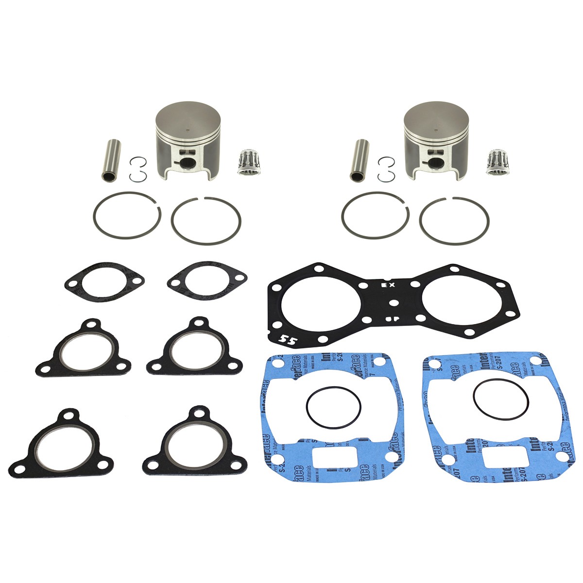 SPI .020 Over Bore Top End Repair Kit for Polaris 550 F/C 1999-2021 73.5mm SPI .020 Over Bore Top End Repair Kit for Polaris 550 F/C 1999-2021 73.5mm