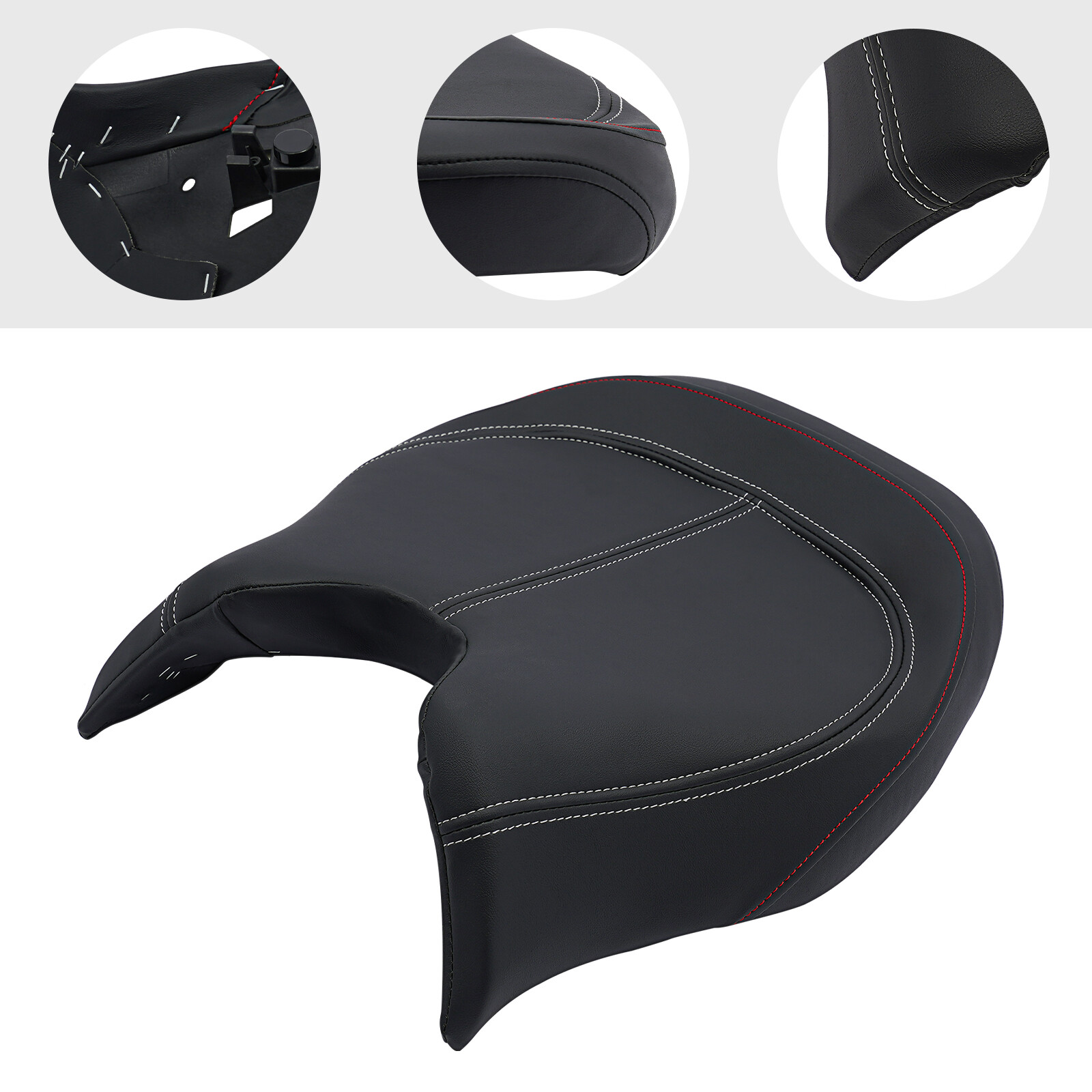 Black Motorcycle Driver Comfort Seat For 2019-2023 Can-Am Ryker 600 Ryker 900