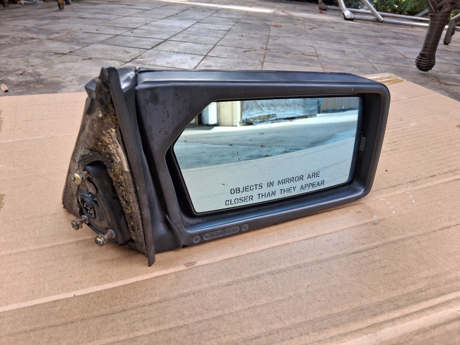 79-91 Mercedes Benz W126 OEM mirror Right 1268107616