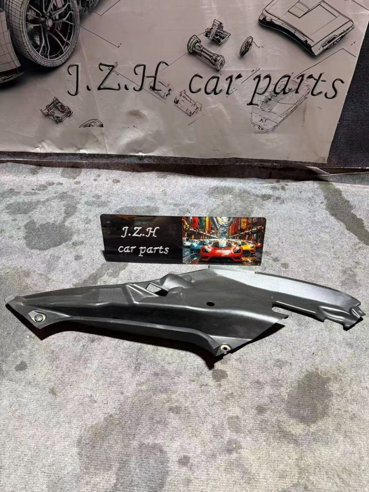 Used,For LAMBORGHINI GALLARDO LP550 LP560 COVER OEM PN 400821170B