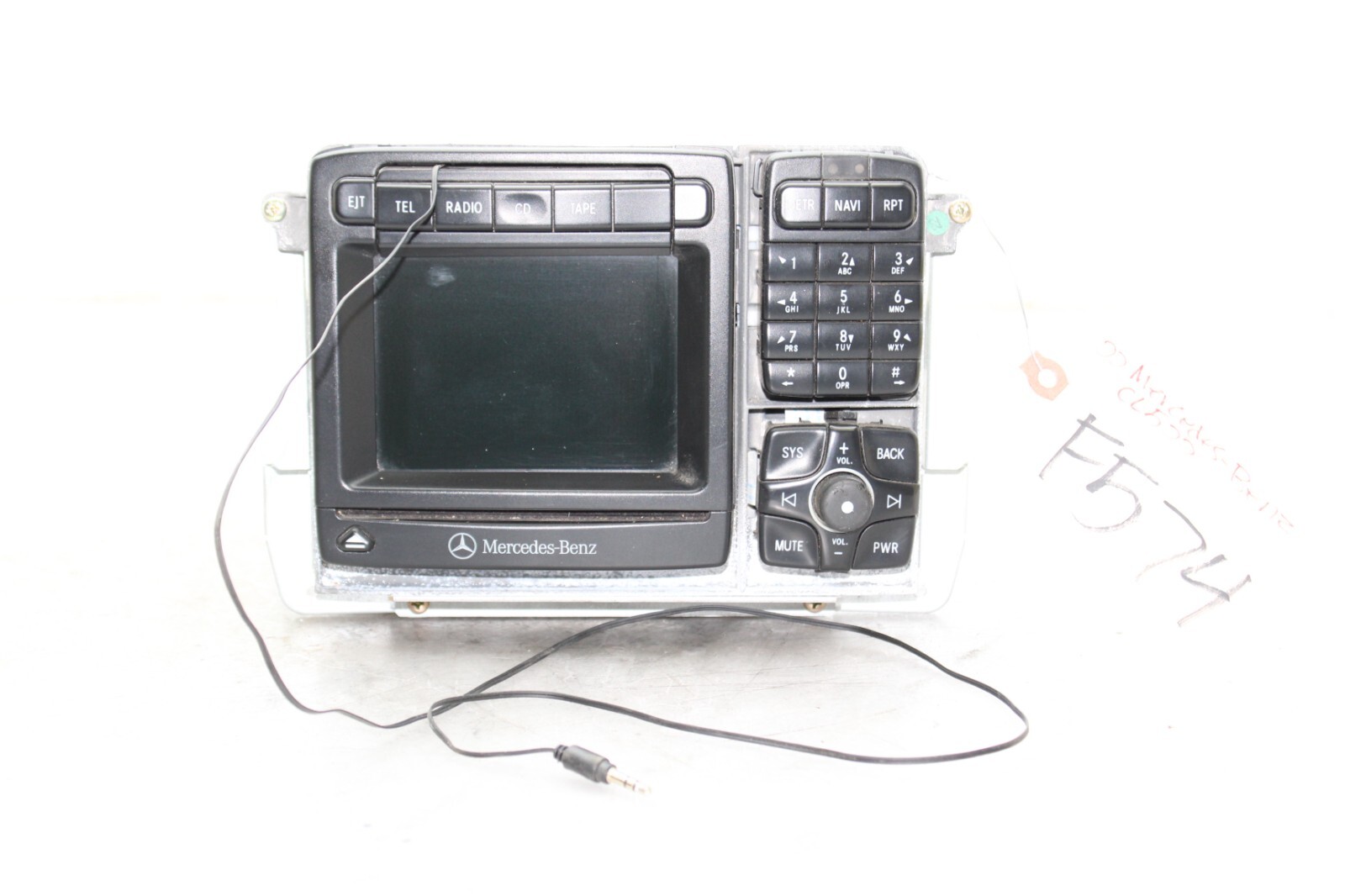 00-02 MERCEDES-BENZ CL500 Navigation Radio CD Player F574 00-02 MERCEDES-BENZ CL500 Navigation Radio CD Player F574