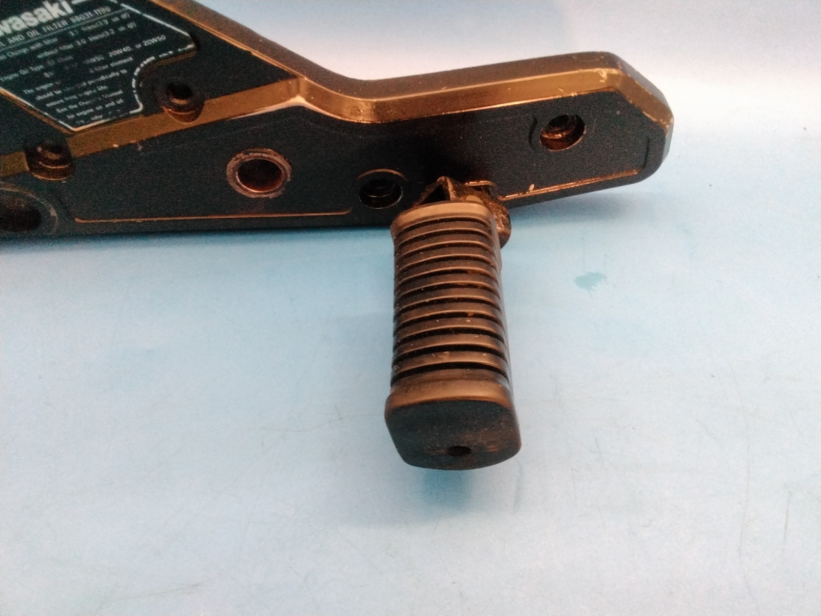 1981-1984 Kawasaki KZ GPZ 1100 Footpegs Brackets GPZ1100 Eddie Lawson 1000 ELR