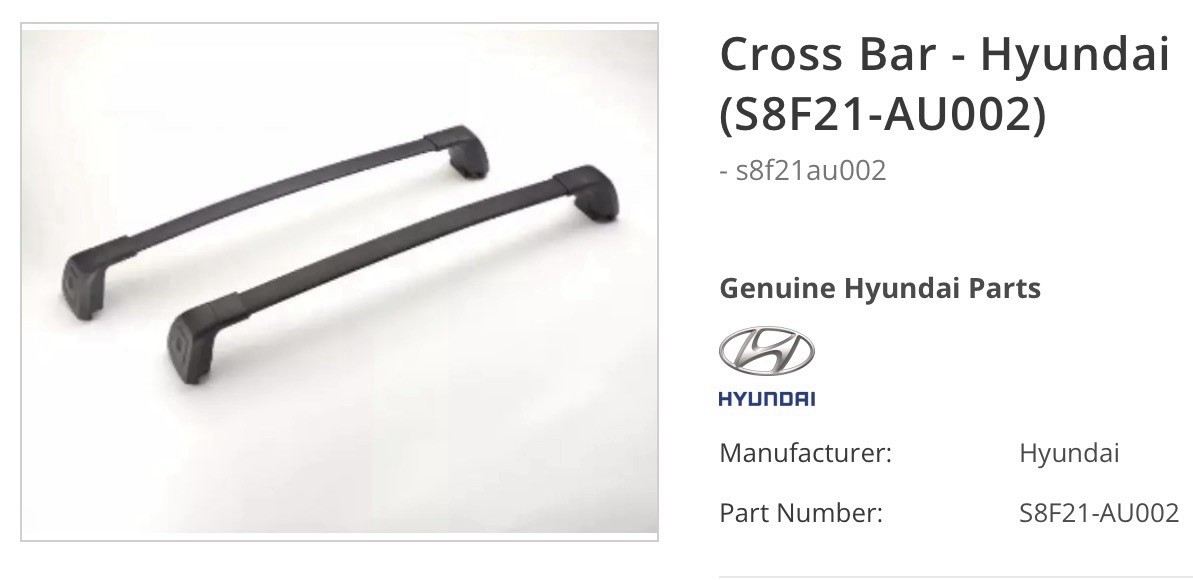 Hyundai Cross Bar S8F21AU002 Hyundai Cross Bar S8F21AU002