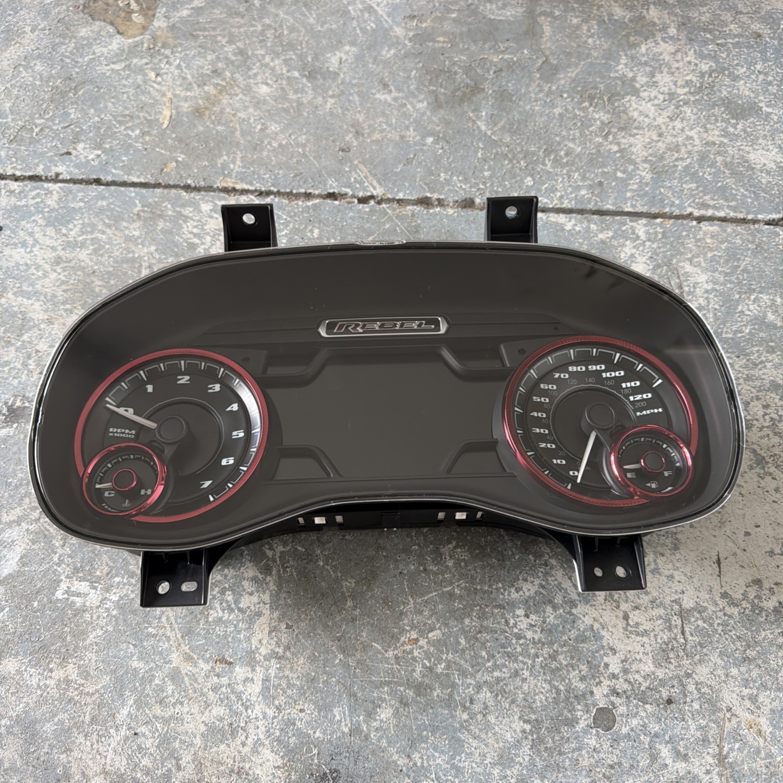 2019 RAM 1500 REBEL INSTRUMENT CLUSTER SPEEDOMETER ODOMETER GAUGE PANEL OEM 48K 2019 RAM 1500 REBEL INSTRUMENT CLUSTER SPEEDOMETER ODOMETER GAUGE PANEL OEM 48K
