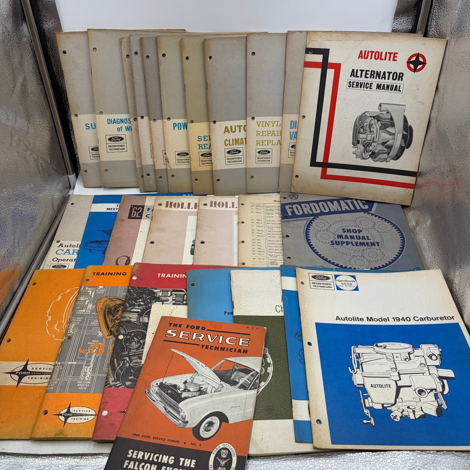 Large Lot 1956-69 Ford Autolite Holley Service Training Manuals Carburetor Large Lot 1956-69 Ford Autolite Holley Service Training Manuals Carburetor