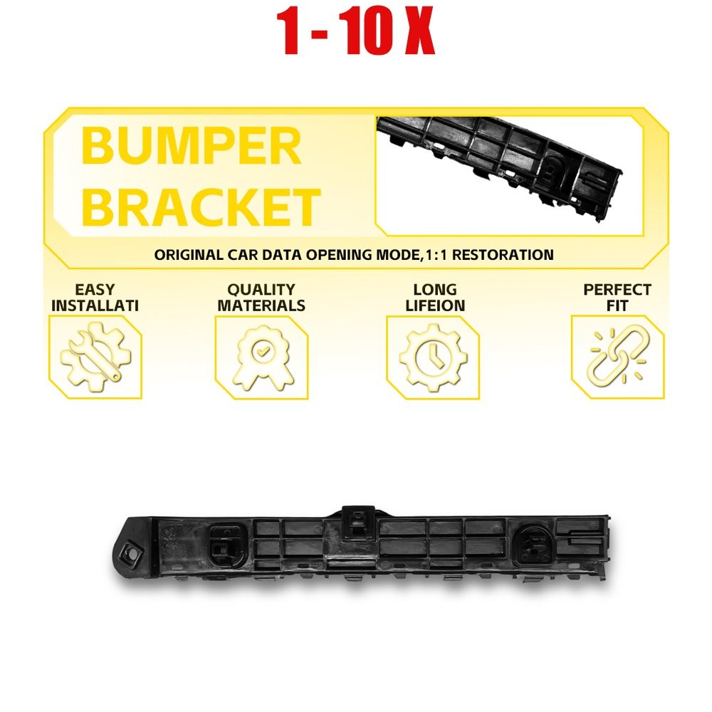 1-10PCS Front Left Bumper Bracket Reinforcement Fit 2014-2016 Acura MDX Base