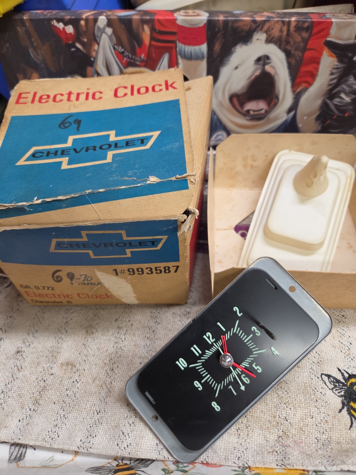 NOS 1969 1970 Chevrolet Chevy Impala Caprice Serviced Working Clock