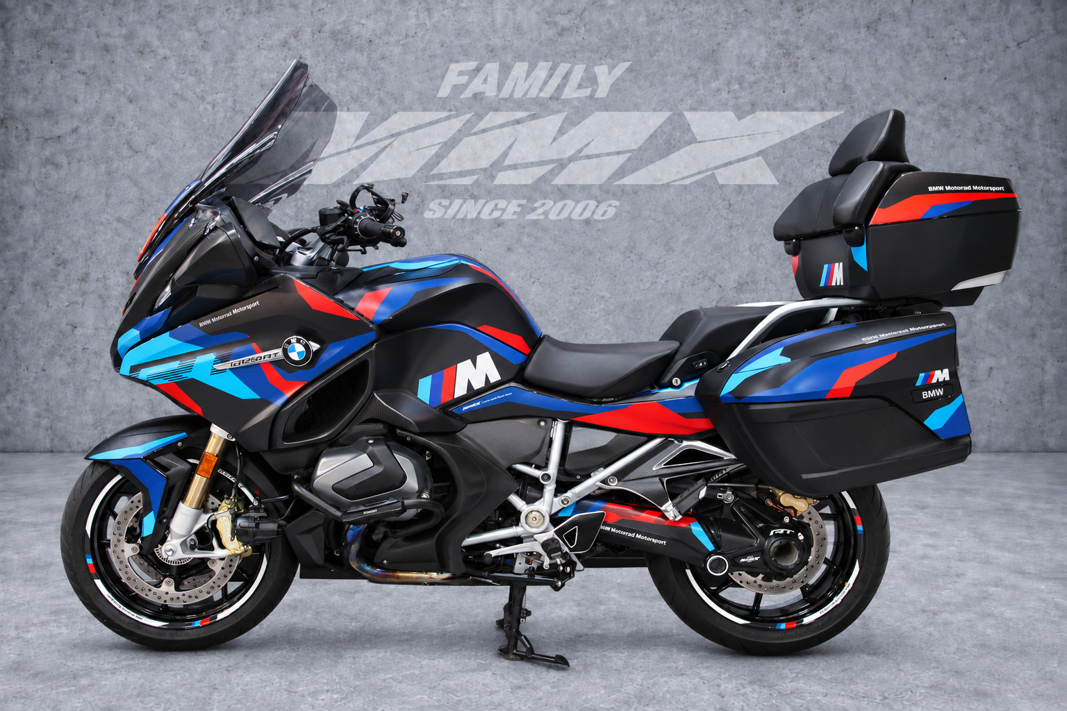 BMW R1250RT / R1200RT Black M pack Concept Design GRAPHIC DECAL KIT