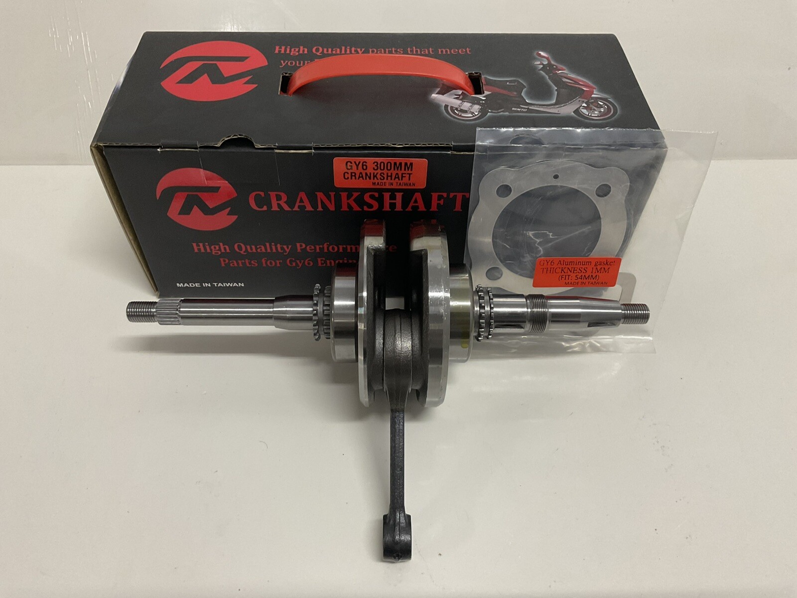 GY6 150cc High Performance 3mm Stroker Crankshaft With Spacer GY6 150cc High Performance 3mm Stroker Crankshaft With Spacer