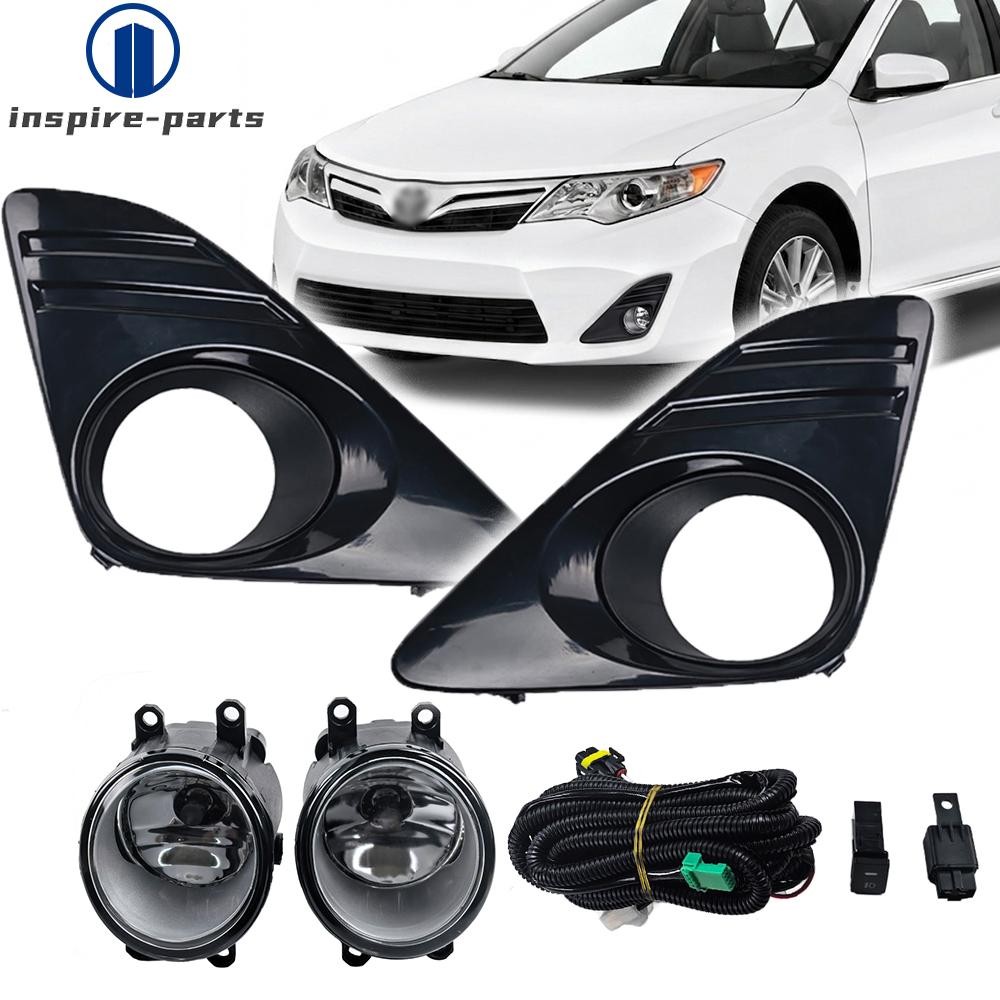 New Driving Fog Lights Pair w/ Harness Switch for 2012 2013 2014 Toyota Camry