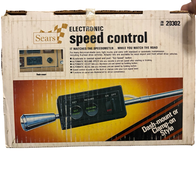 Sears Electronic Speed Control 20302 NOS Vintage USA Cruise Control AutoCruise