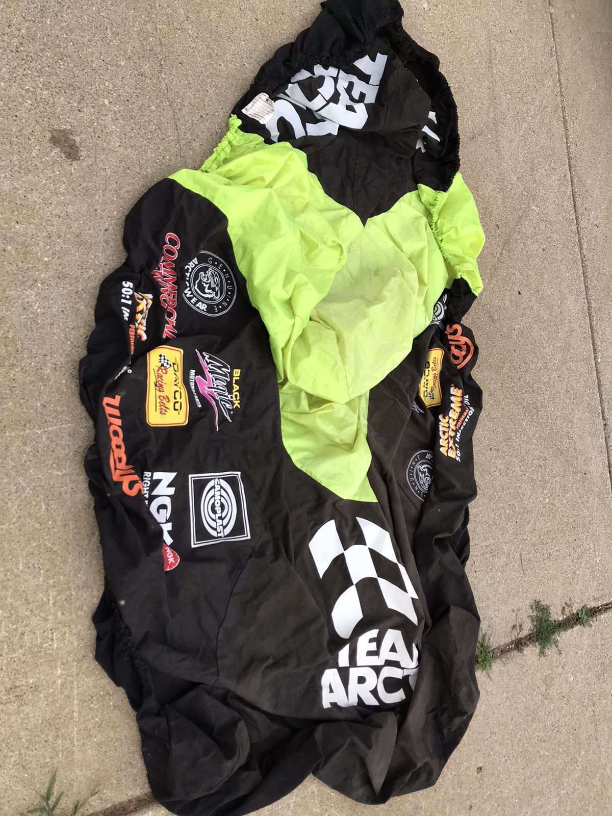 Arctic Cat ZR ZRT Team Arctic Storage Dust Cover Arctic Cat ZR ZRT Team Arctic Storage Dust Cover
