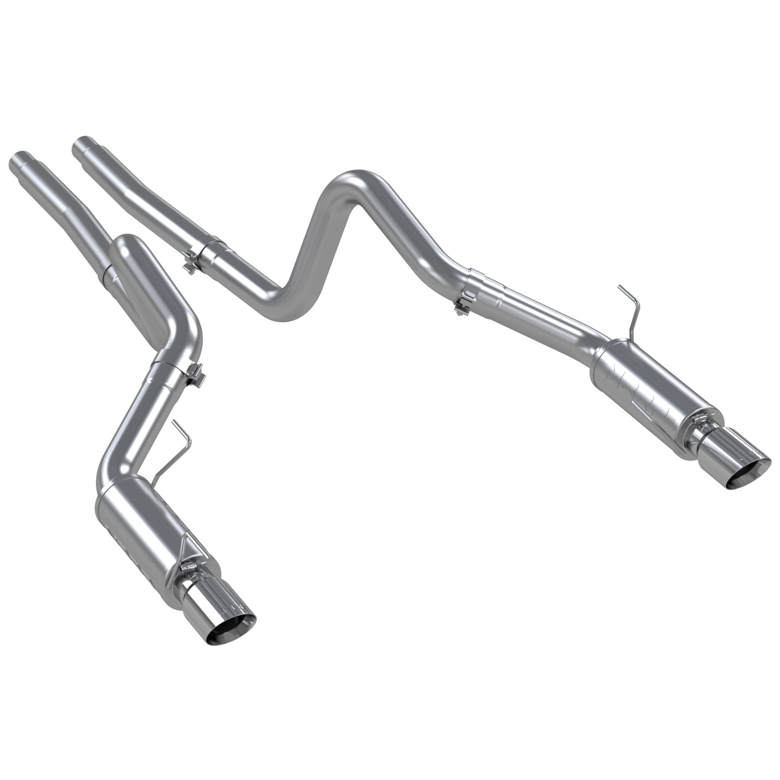 MBRP S7270AL Steel Cat Back Exhaust for 05-10 Mustang GT 4.6L / 07-10 GT500 5.4L