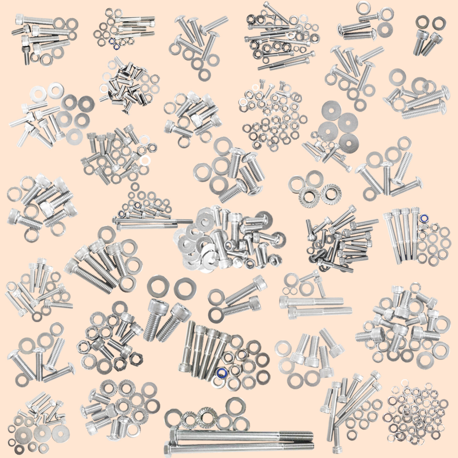 667PCS Stainless Steel Bolt Screw Nut Kits for Yamaha Banshee 350 YFZ350 1987-06 667PCS Stainless Steel Bolt Screw Nut Kits for Yamaha Banshee 350 YFZ350 1987-06