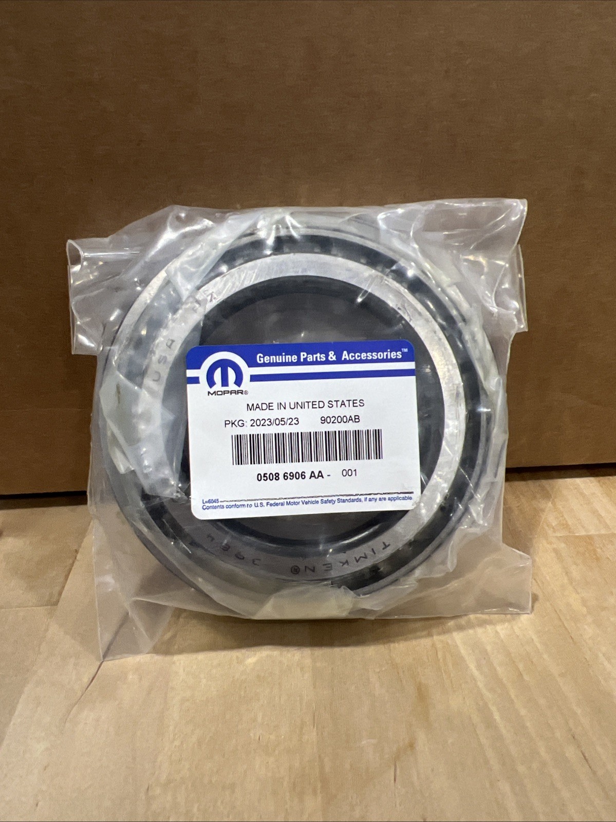 Mopar Inner Rear Wheel Bearing Assembly part #90200AB Mopar Inner Rear Wheel Bearing Assembly part #90200AB