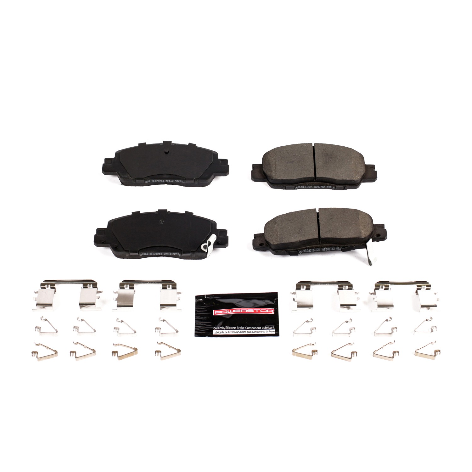 PowerStop Z23 Evolution Sport Carbon-Fiber Brake Pads With Hardware