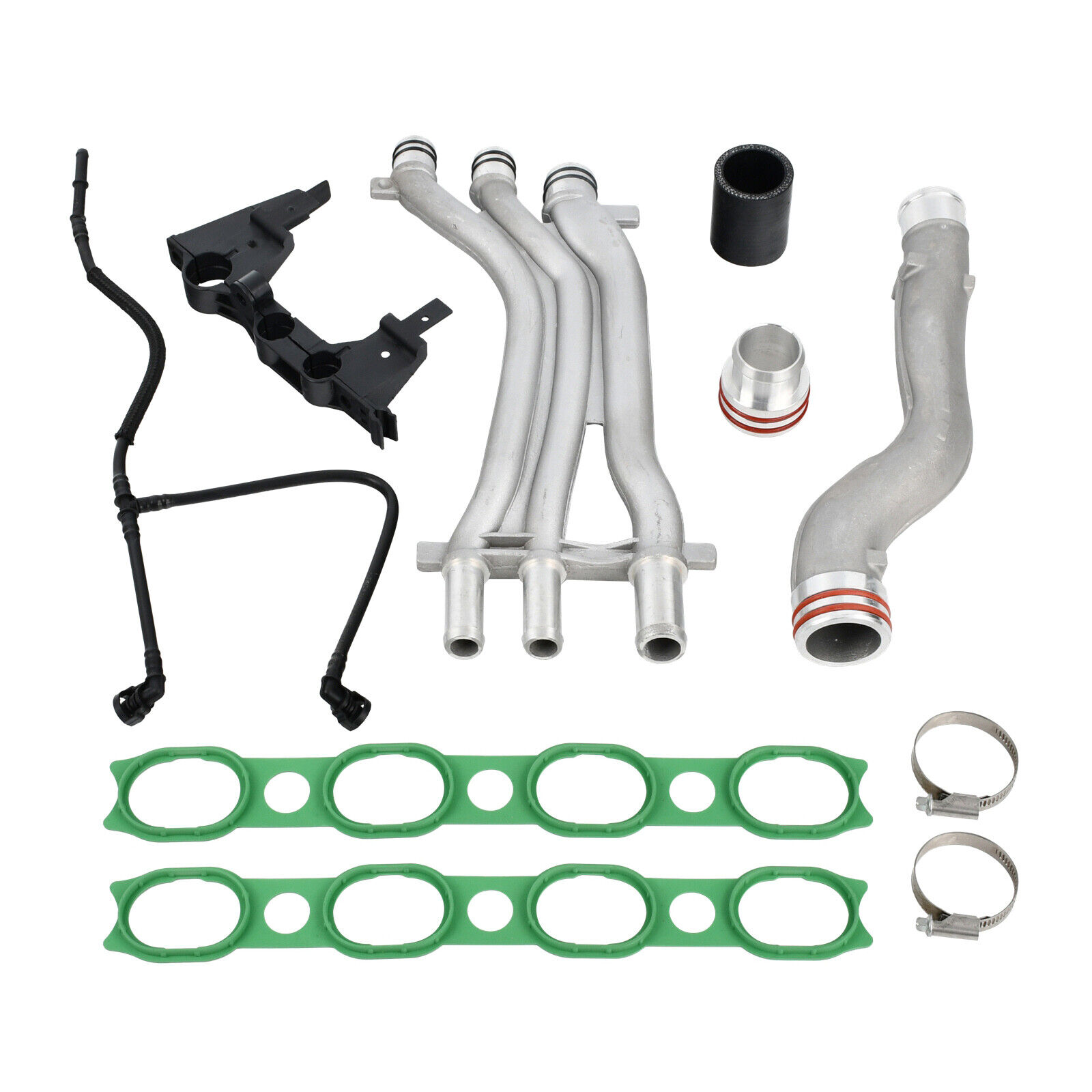 Aluminum Coolant Pipe Upgrade Kit For 2003-2006 Porsche Cayenne 4.5 4.5L V8 Gas