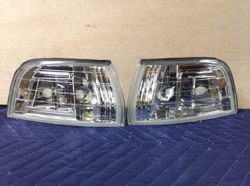 1992-1993 Honda Accord CB7 Clear Corner Lights Turn Signals Blinkers SONAR 1992-1993 Honda Accord CB7 Clear Corner Lights Turn Signals Blinkers SONAR