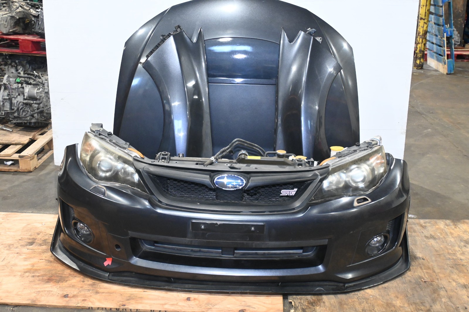 JDM 2008-2014 Subaru WRX STI OEM Front End Conversion Hood Fenders Headlights