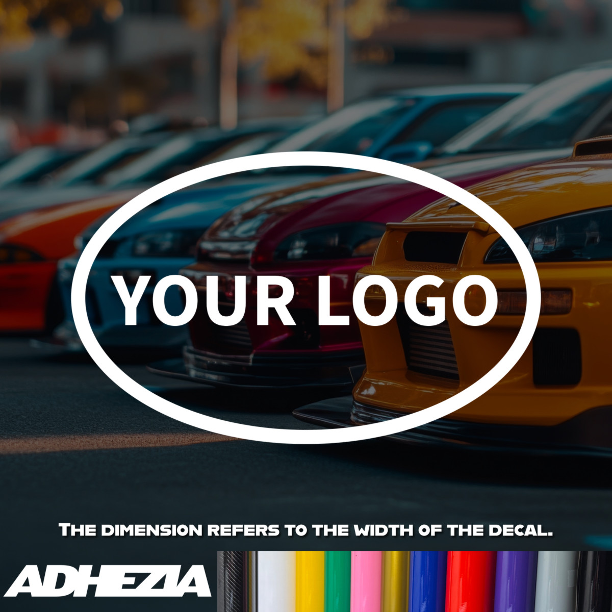 Your Logo Vinyl Decal Sticker - Design for Cars, Bumpers, Windows, Logo, Custom