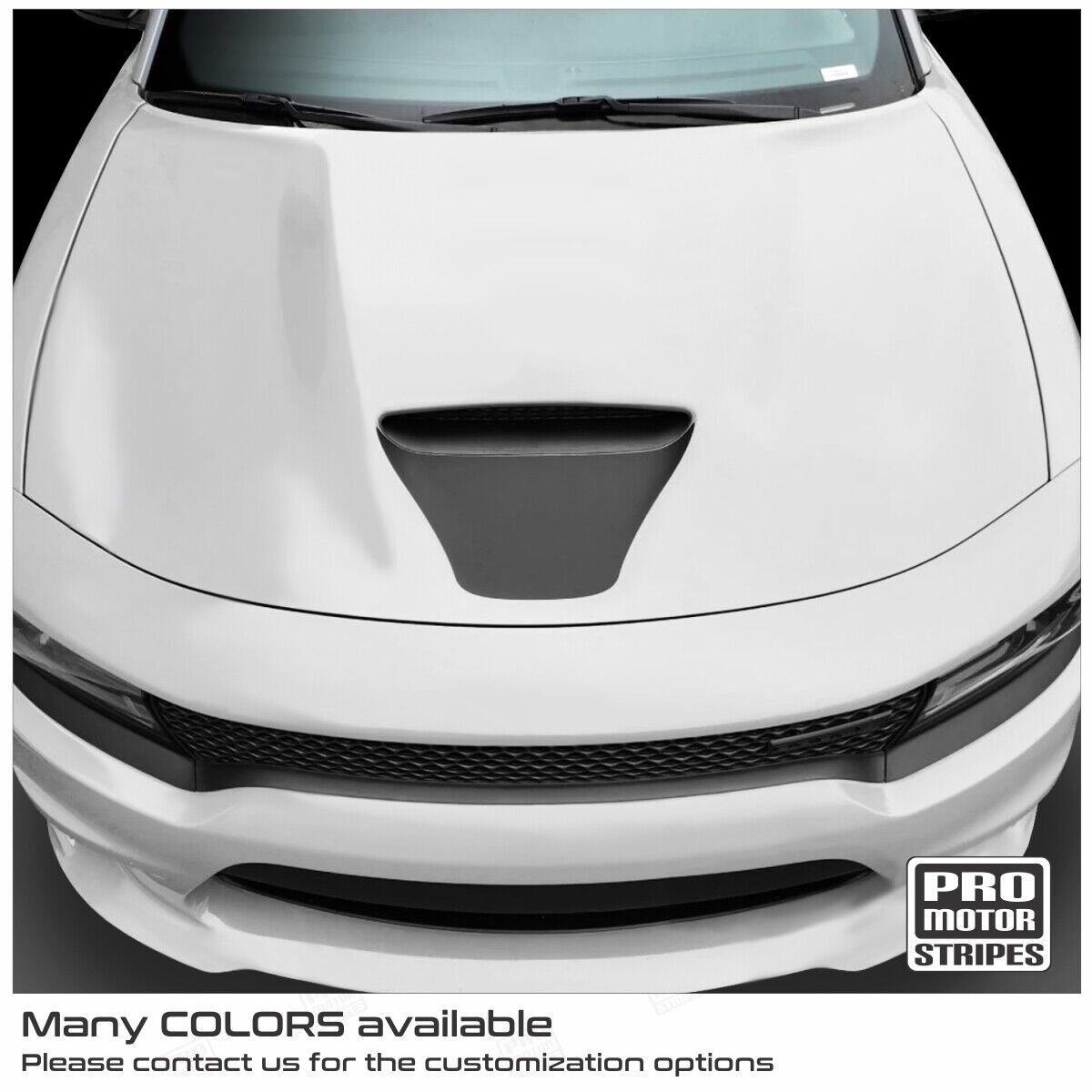 Hood Intake Highlight Decal for Dodge Charger 2015-2023 SRT RT GT (Choose Color)