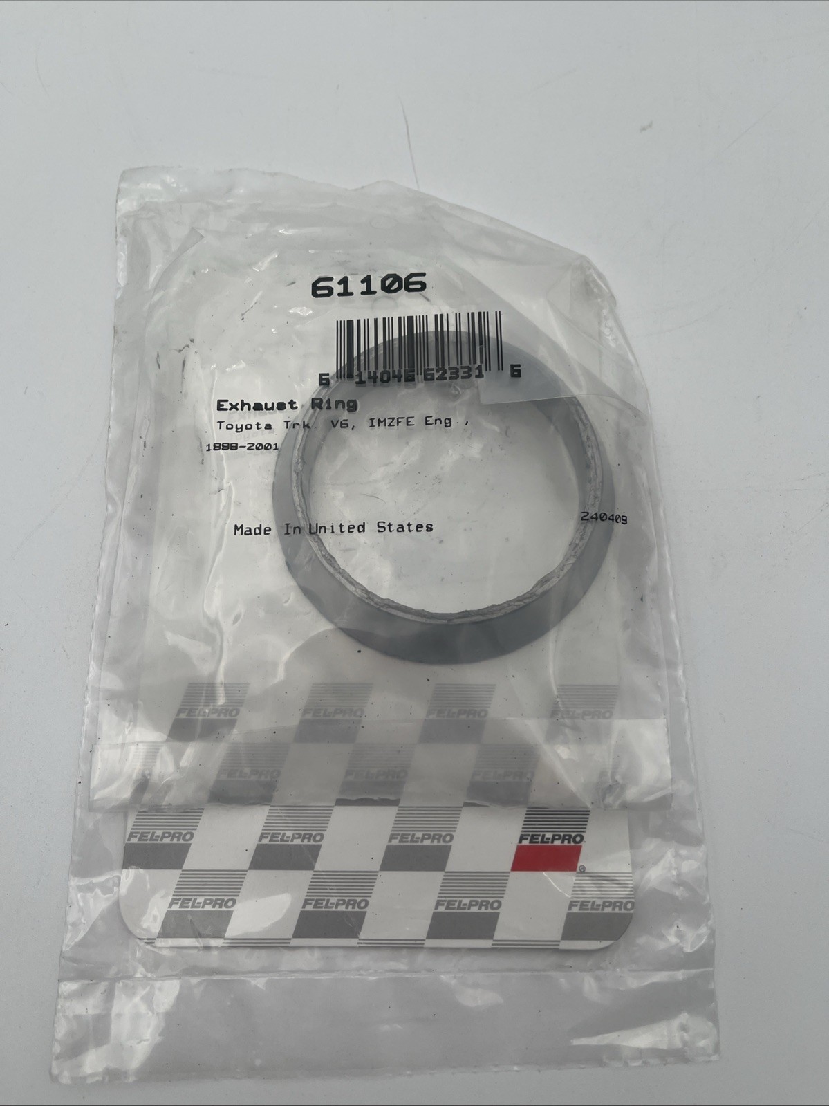 Exhaust Pipe Flange Gasket Fel-Pro 61106 Exhaust Pipe Flange Gasket Fel-Pro 61106