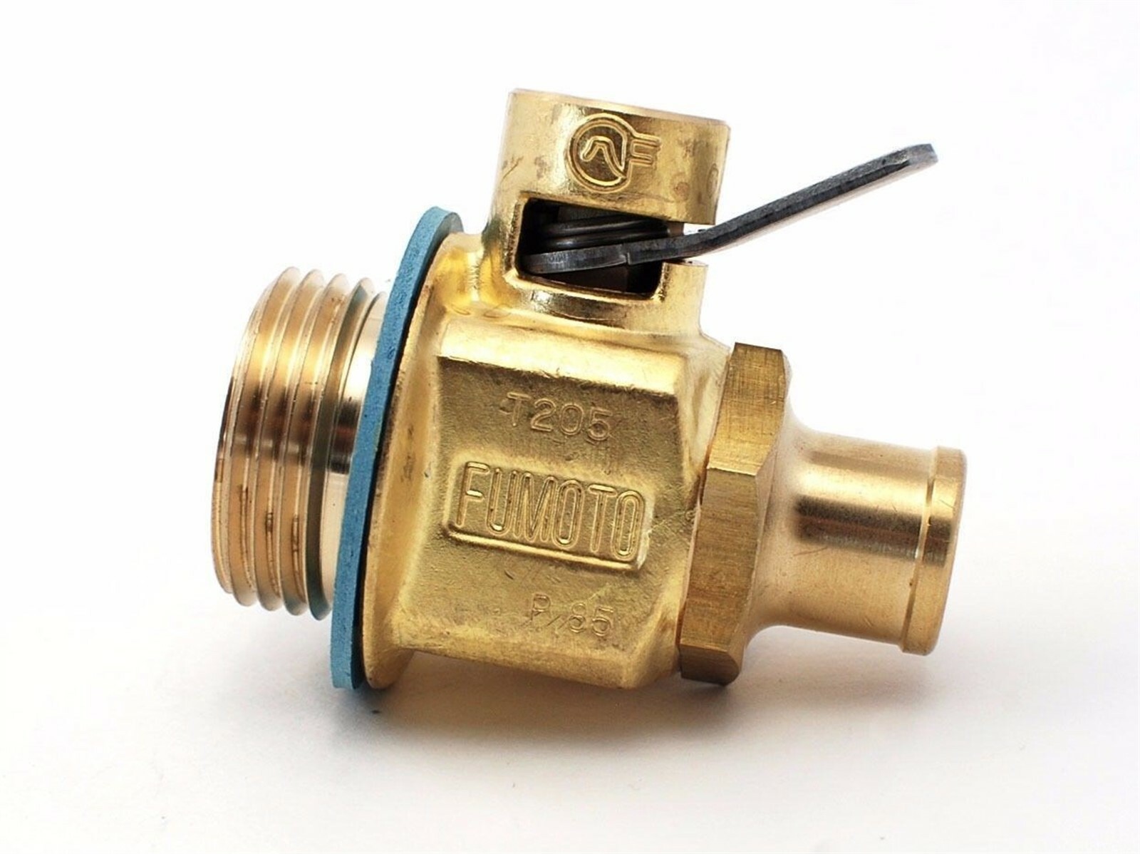 Fumoto T205NS Quick Oil Drain Valve w/ Nipple for Caterpillar 1-1/8\