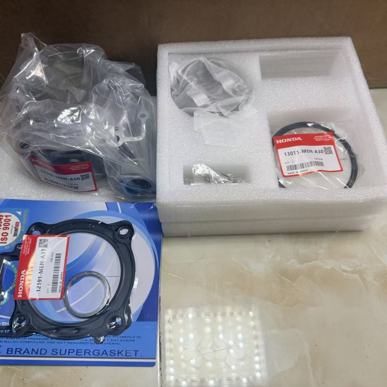 NEW OEM TOP END KIT W/ CYLINDER 12100-MEN-A50 FOR 2009-2016 HONDA CRF450R CRF