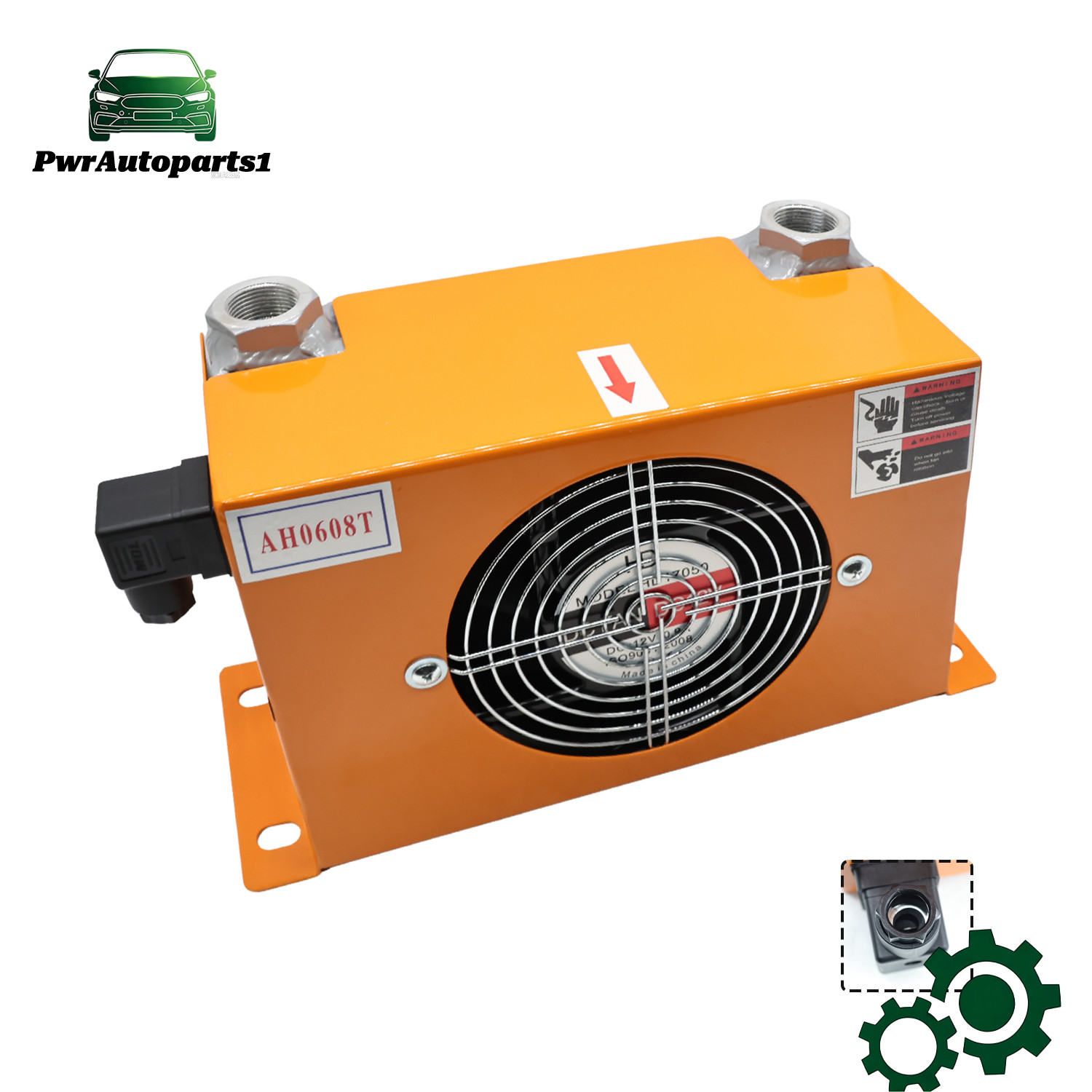 AH0608T-CA Hydraulic Oil Cooler For AGT Mini Excavator DC12V 1.8KW 60L/min AH0608T-CA Hydraulic Oil Cooler For AGT Mini Excavator DC12V 1.8KW 60L/min