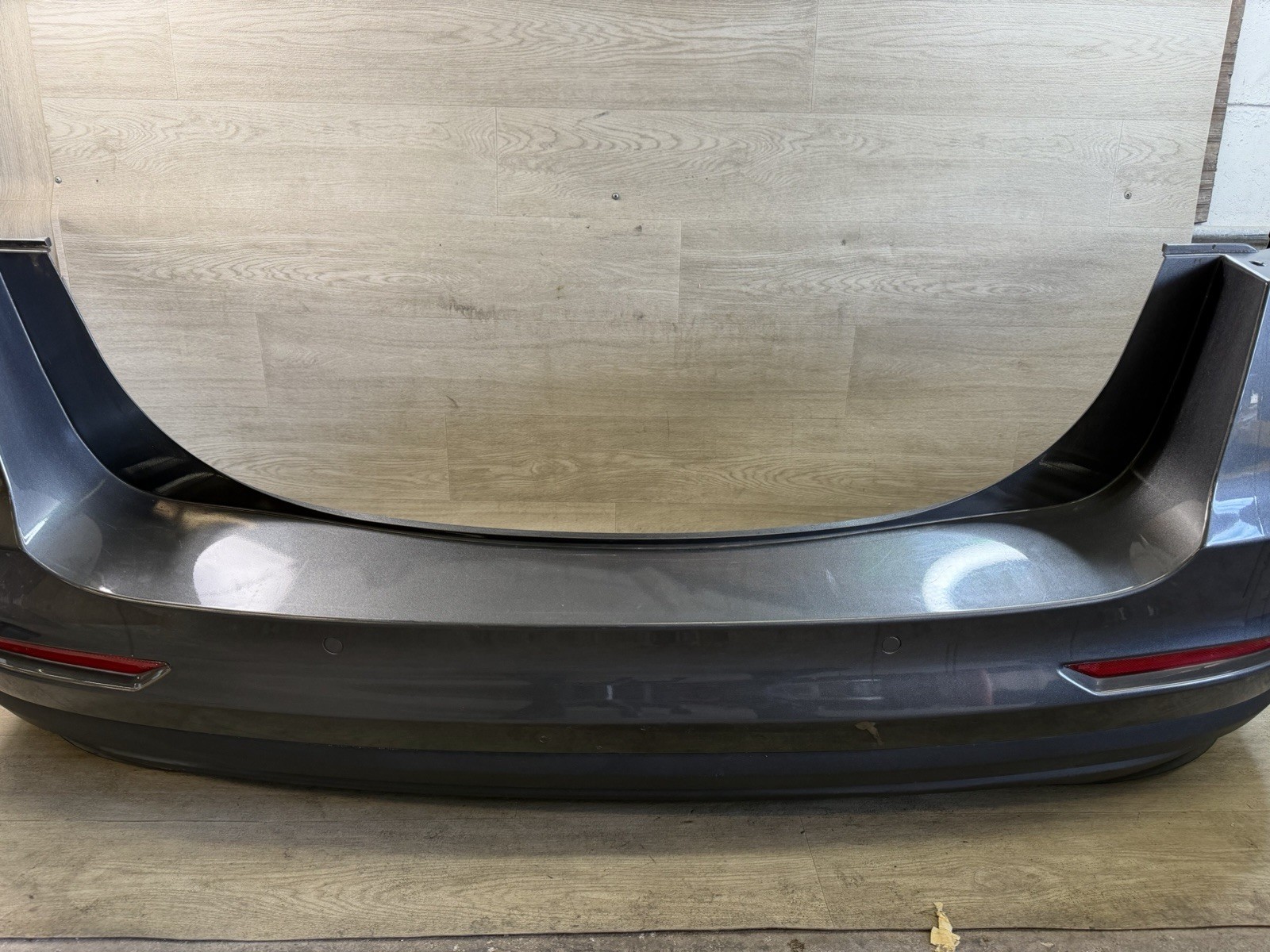 2017-2020 FORD FUSION  REAR BUMPER W/PARK SENSOR GREY OEM