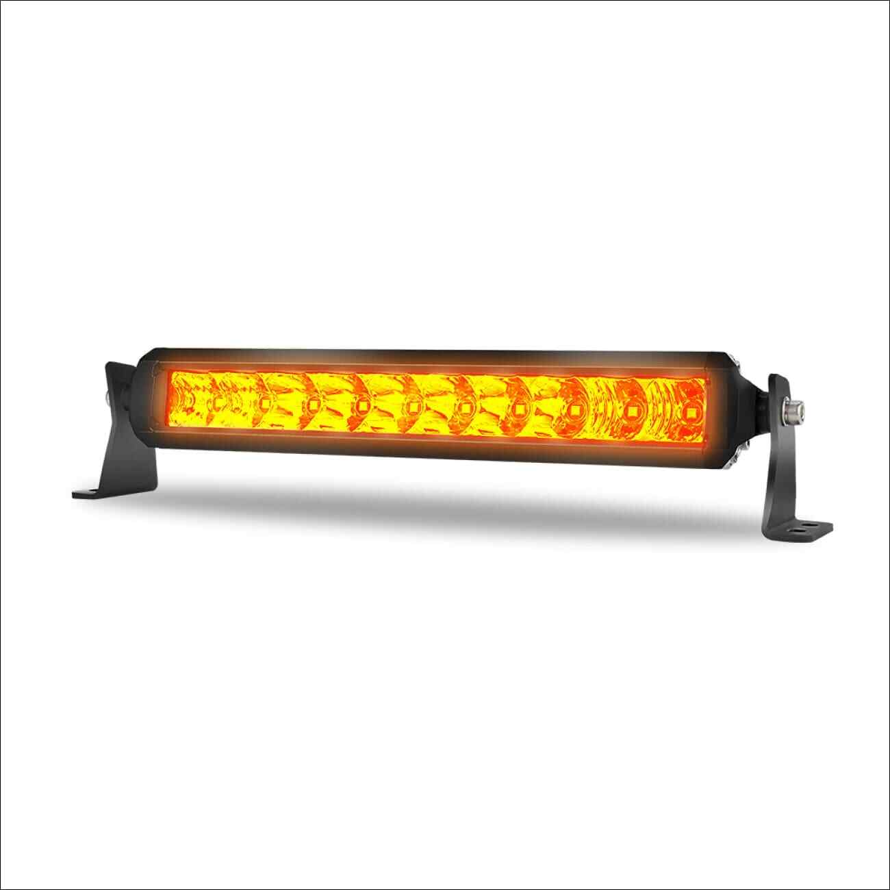 Aurora 10 Inch Single Row NSSR Series Amber Edition