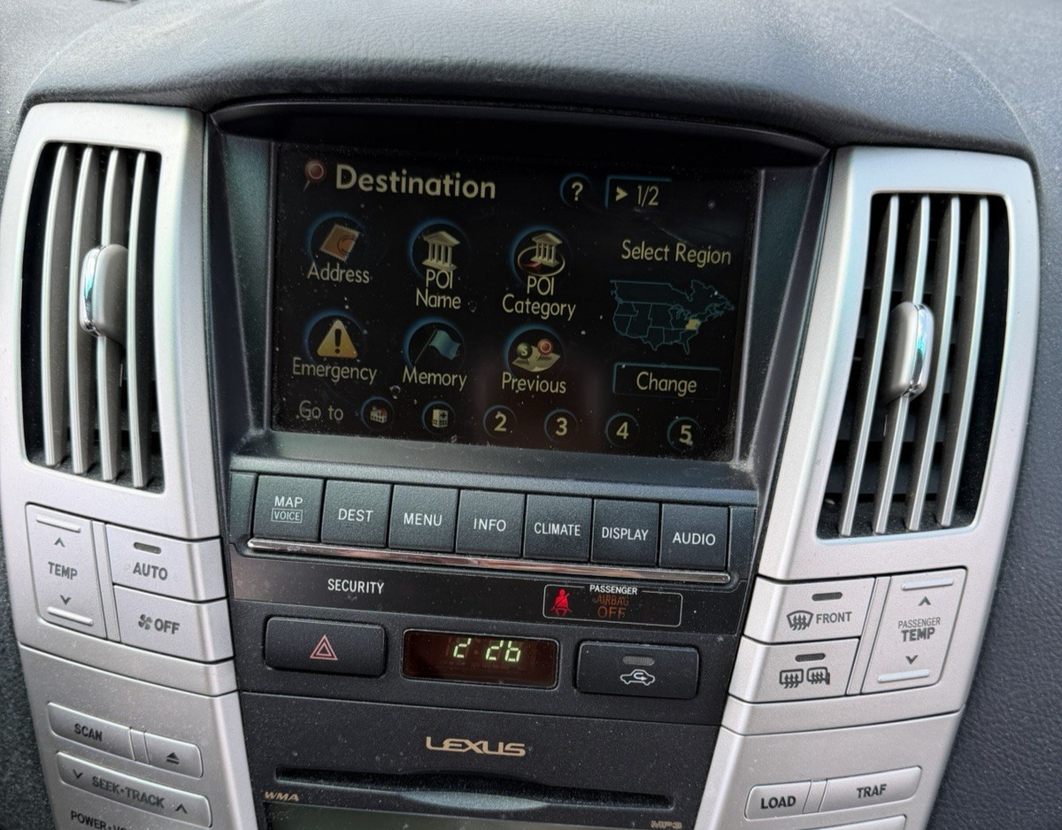 2004-2009 Lexus RX330 RX350 Navigation Display Radio Climate Screen 86110-48320