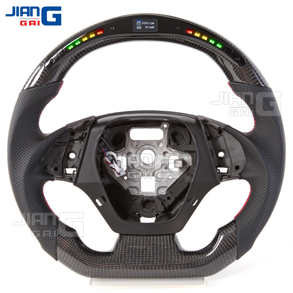 Real Carbon Fiber LED Steering Wheel Fit Chevrolet Camaro No Heated 2016-2024