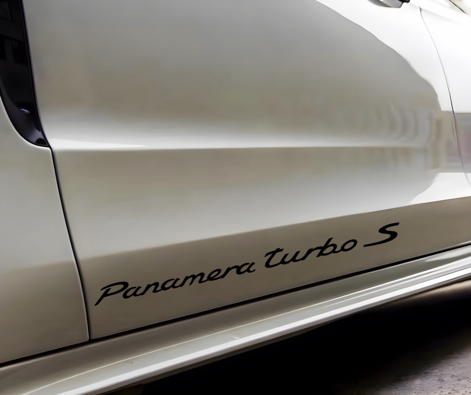 Panamera Turbo S Door Decals Graphic Set Design To Fit: Panamera 2009-2025