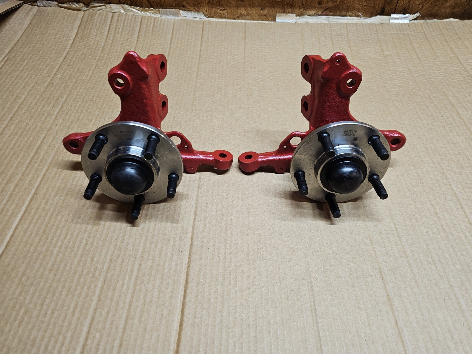 96-04 FORD MUSTANG SN95 FRONT SPINDLE FOXBODY SWAP 5X4.5 PAIR NEW WHEEL BEARINGS