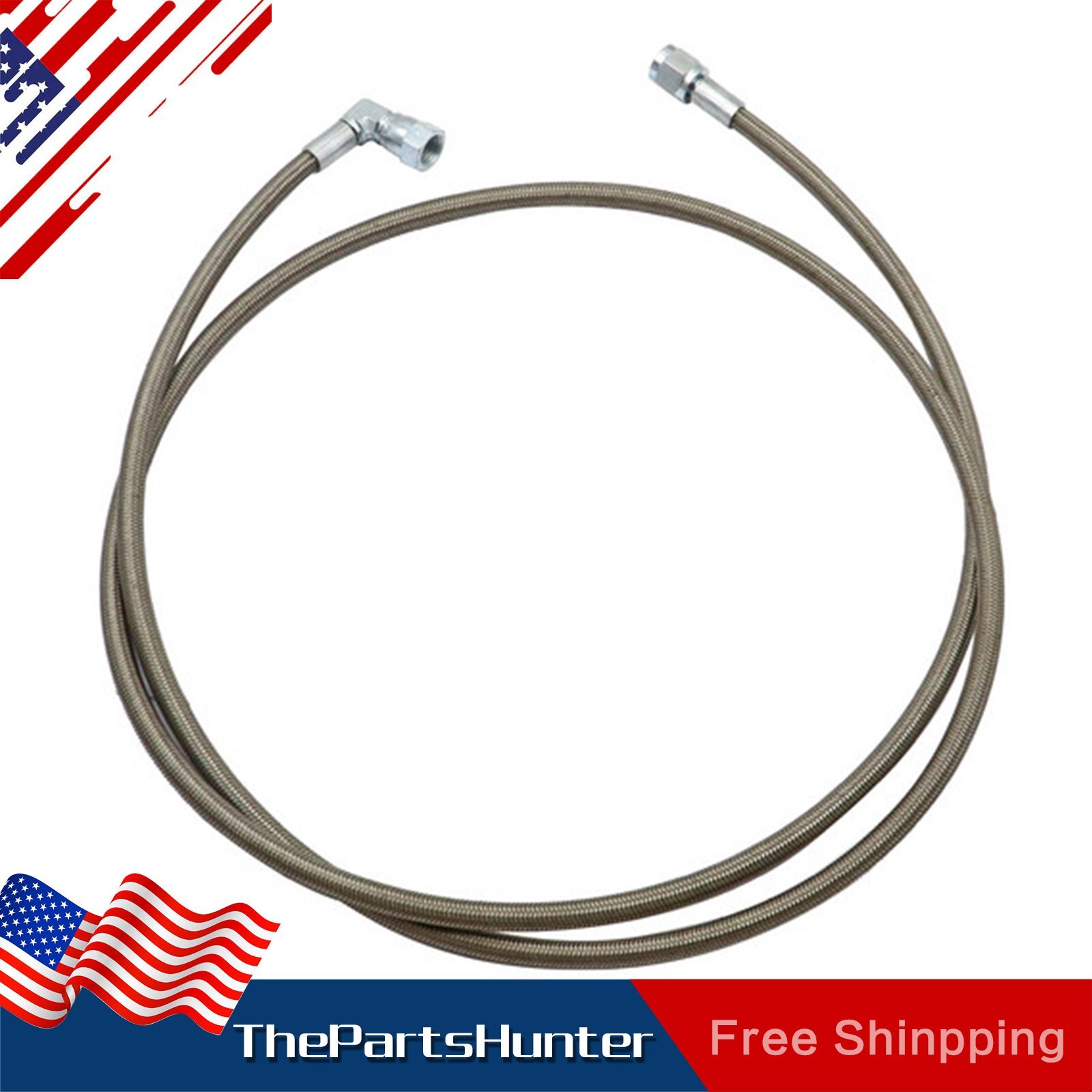 Steel Braided Turbo Oil Feed Line 60\