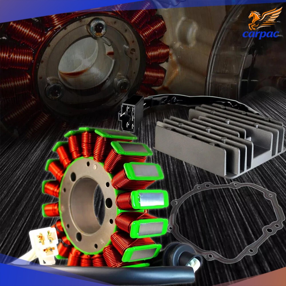 Magneto Coil Stator+Voltage Rectifier + Gasket For 03-04 Suzuki GSXR1000