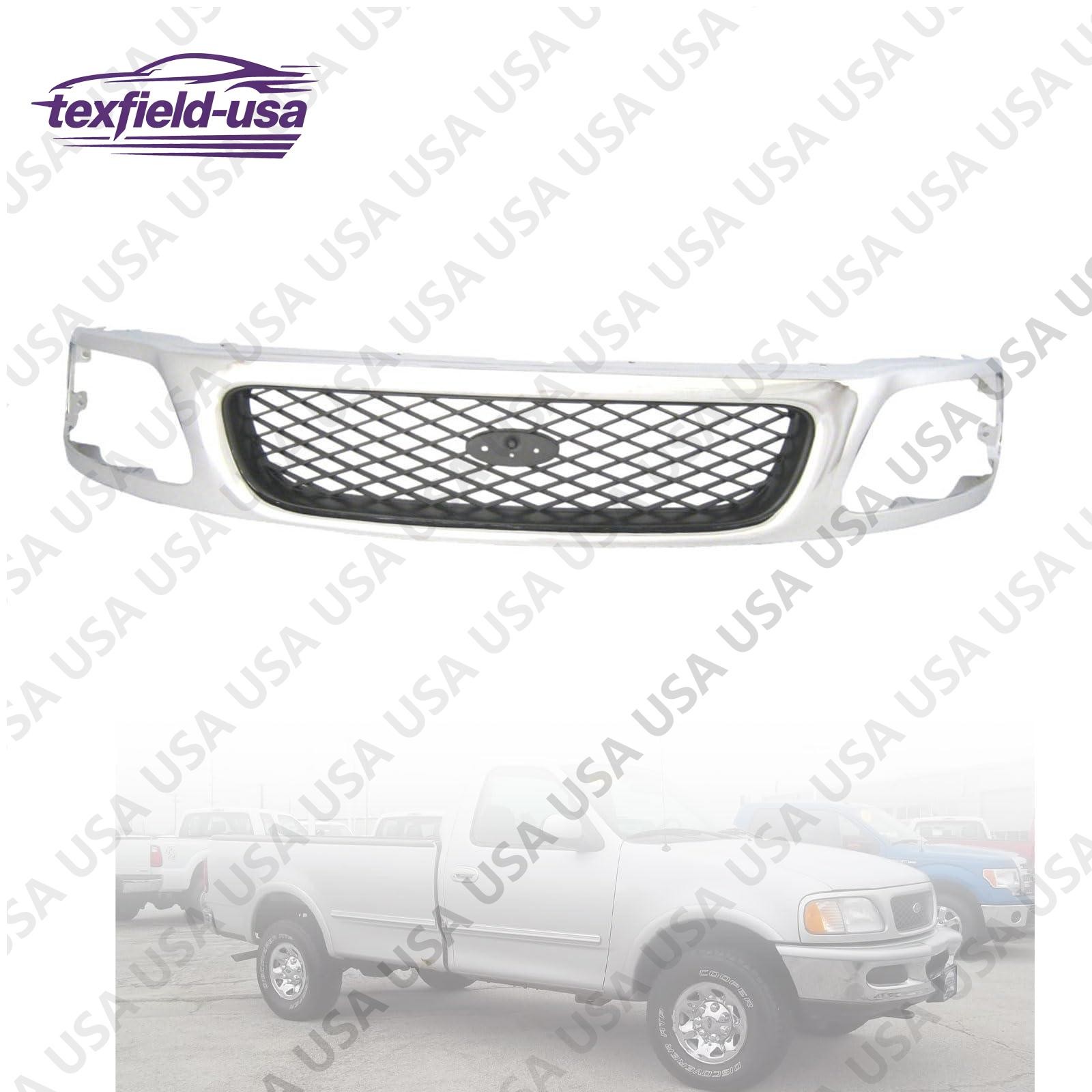 Compatible with 1997-1998 Ford F-150 F-250 Base Lariat XL XLT Grille