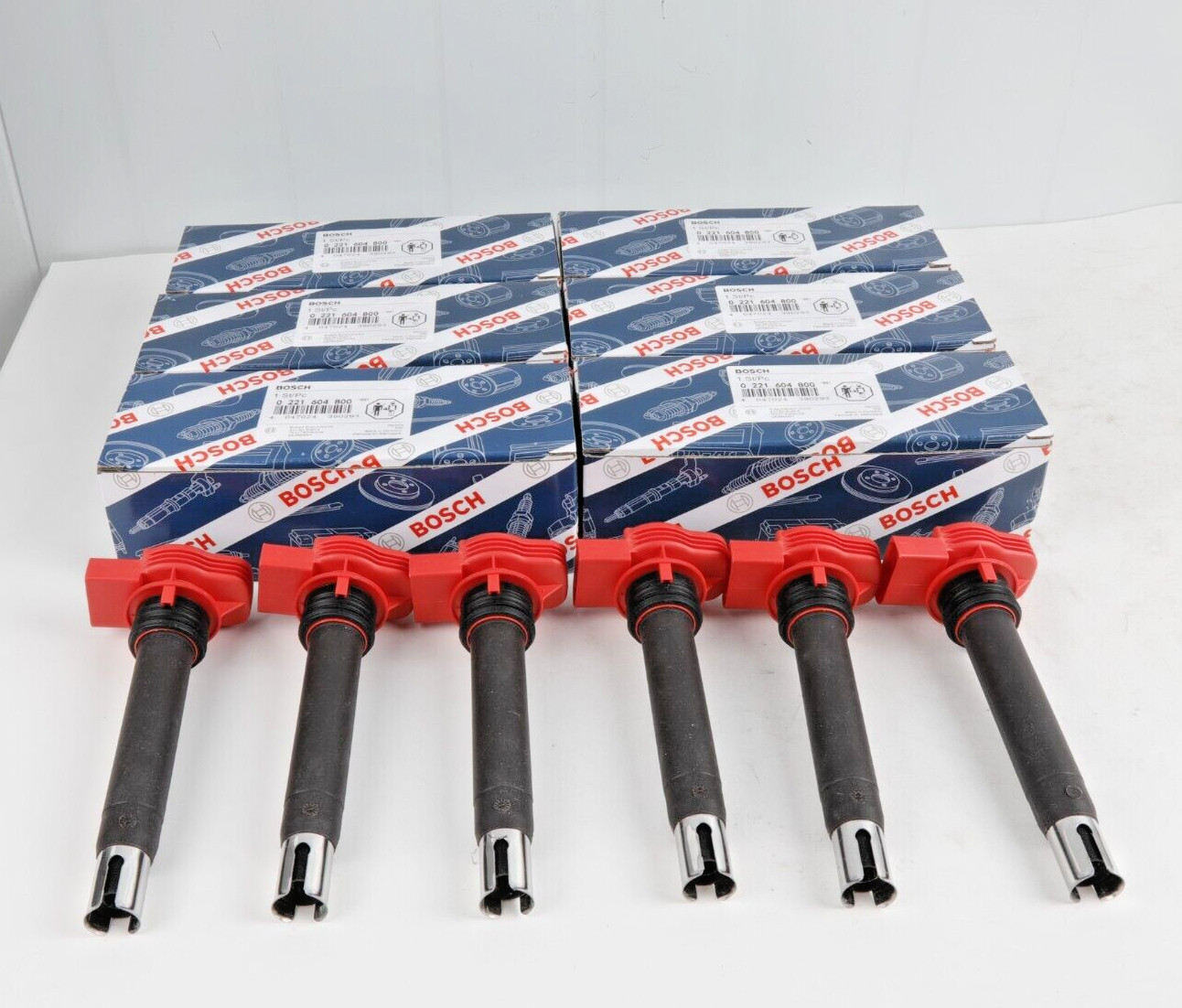 6x Bosch OEM Red Top Ignition Coil Packs For Audi 3.0 3.2 FSI A4 A5 A6 Q5 Q7 NEW 6x Bosch OEM Red Top Ignition Coil Packs For Audi 3.0 3.2 FSI A4 A5 A6 Q5 Q7 NEW