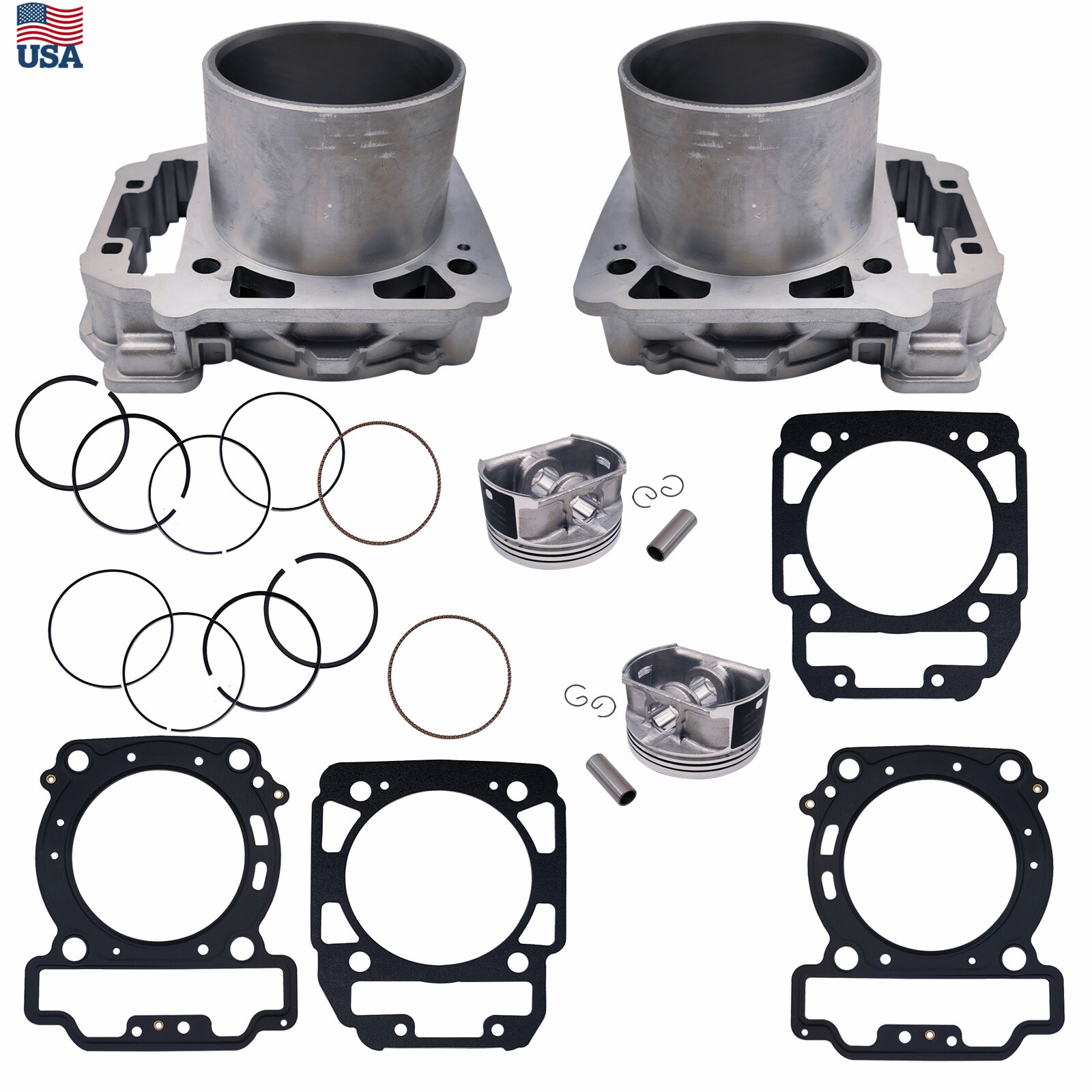 CFMoto 800CC Cylinder Piston I&II Gasket Kit 800HO 550 Z8 UForce U8 ZForce US
