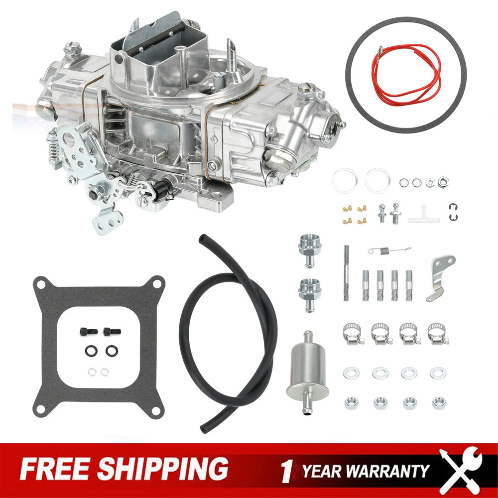 Carburetor fit 4150 Holley Brawler 4 Barrel 650 CFM Double-Pumper Electric Choke