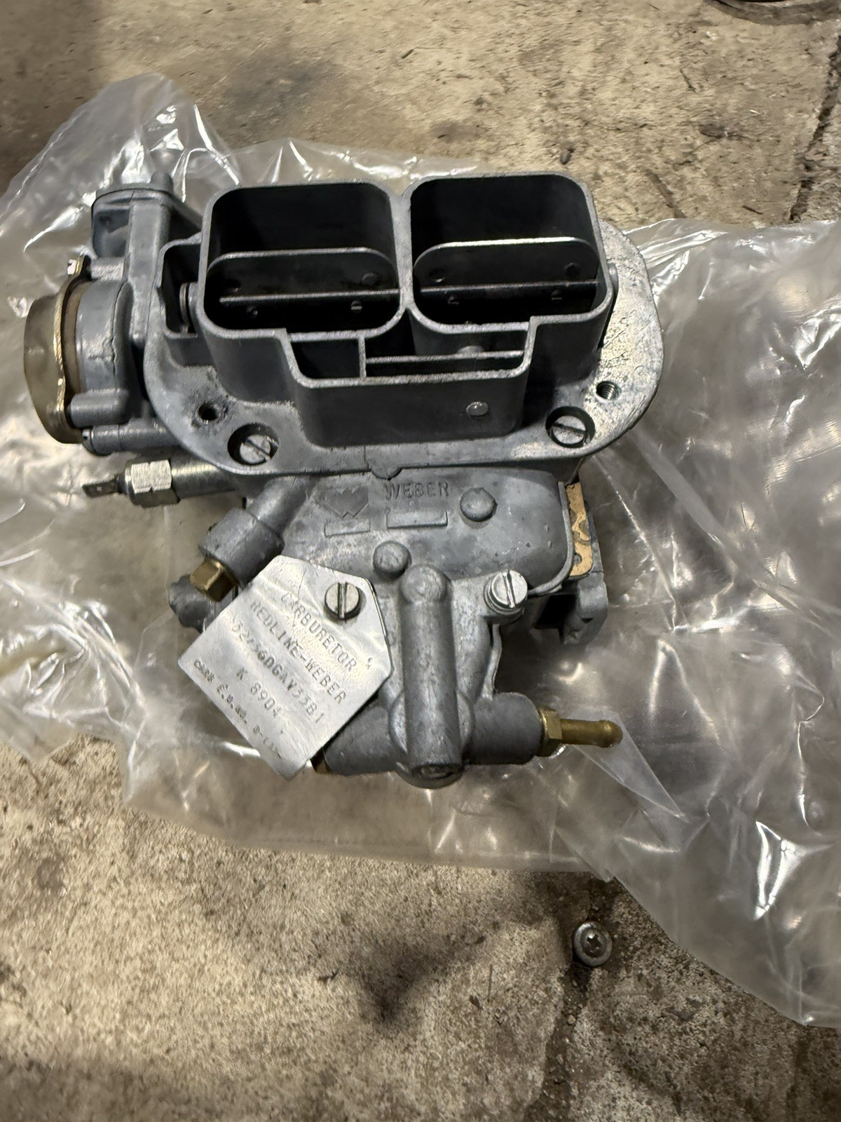 Redline Weber 32/36 carburetor  Came with jeep project AS IS Used For Parts Only