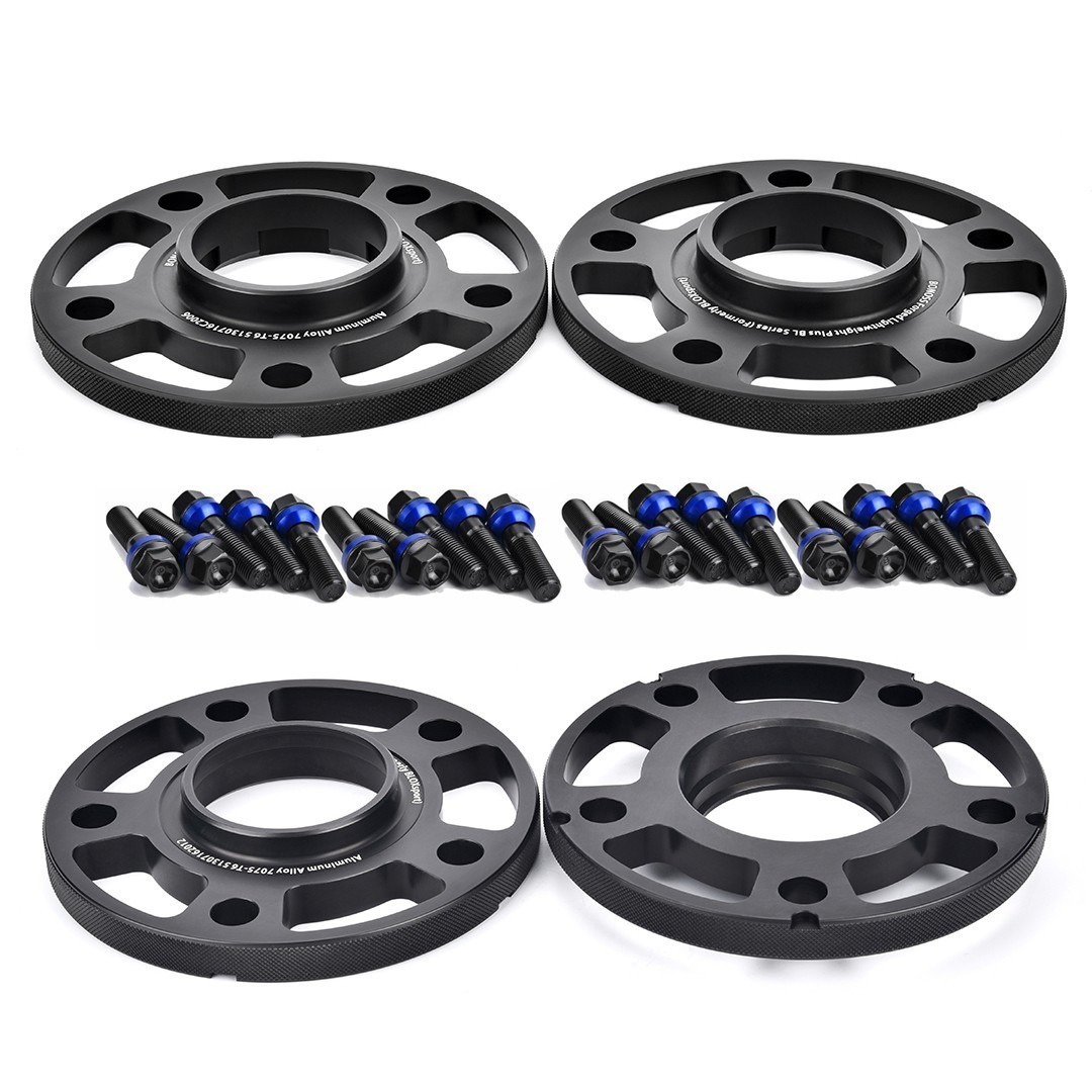 4) 15mm+20mm BONOSS for Porsche Taycan Turismo Wheel Spacer 5x130 CB71.6 + Bolts