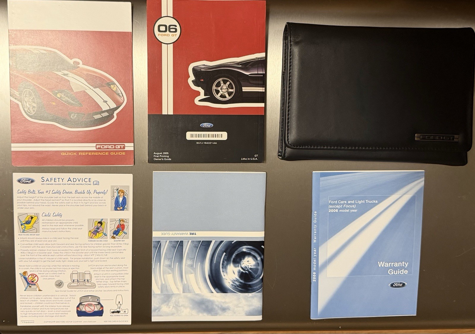 2006 Ford GT Owners Manual Complete Literature Set + Ford GT Pouch OEM