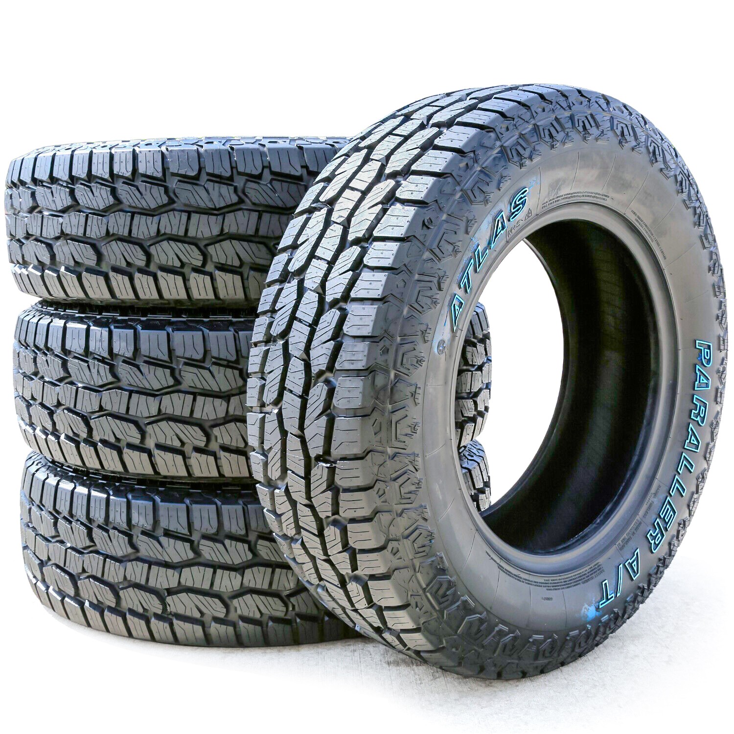4 Atlas Tire Paraller A/T 285/70R17 116T (OWL) 55k Mi Warranty 560AB